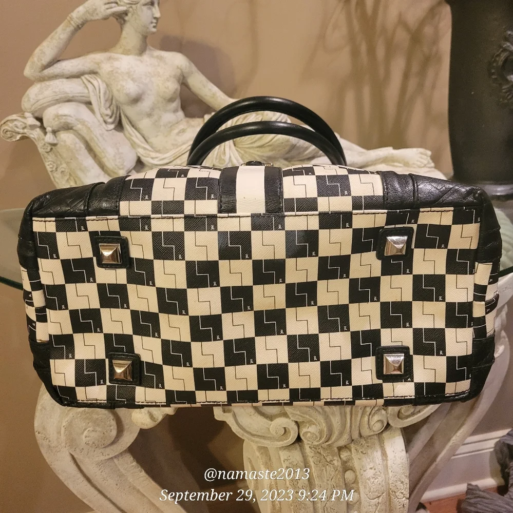 L.A.M.B. Gwen Stefani Westfield Checkerboard Tote Luxury Designer Handbag #523 - Picture 6 of 17
